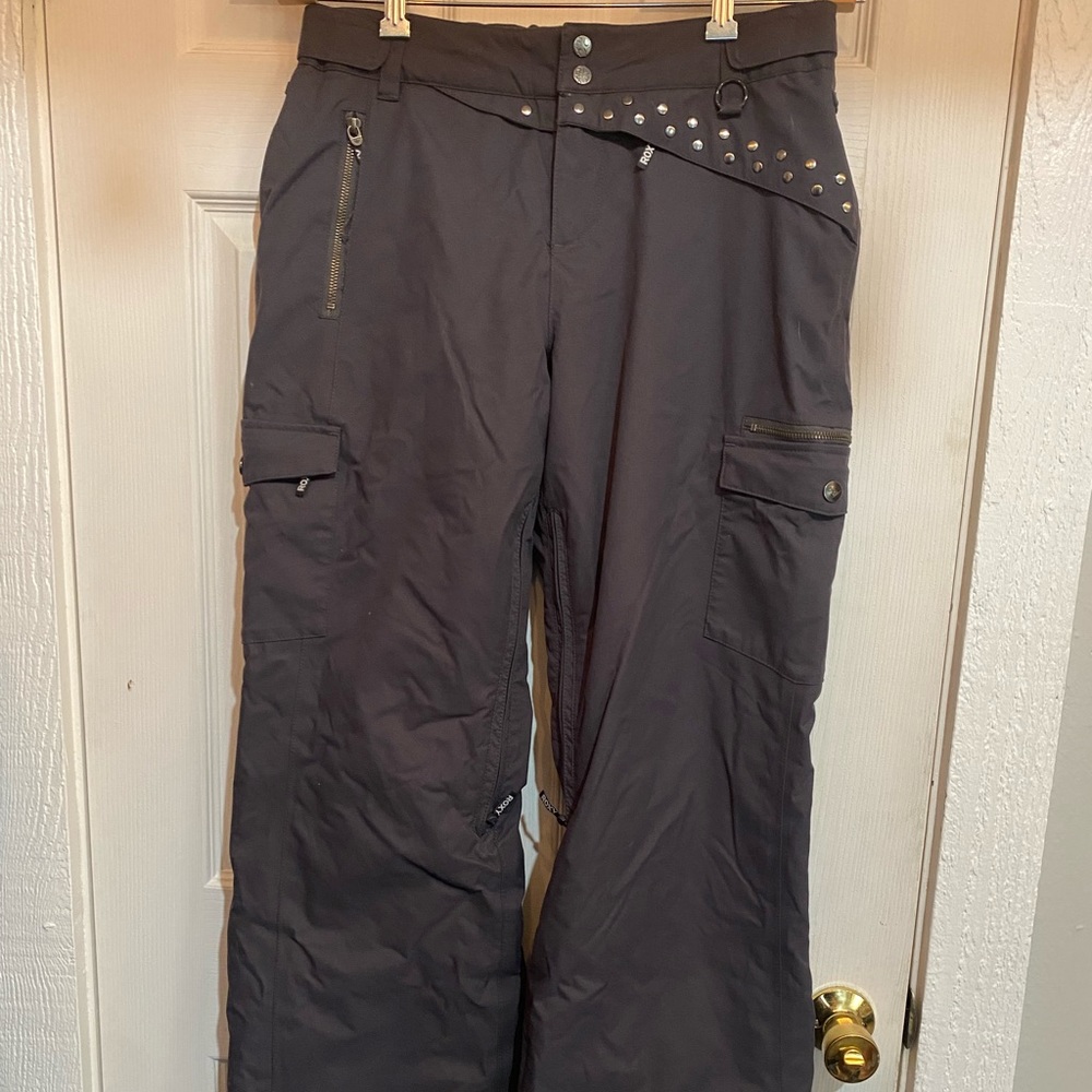 Gray Roxy Snow Pants